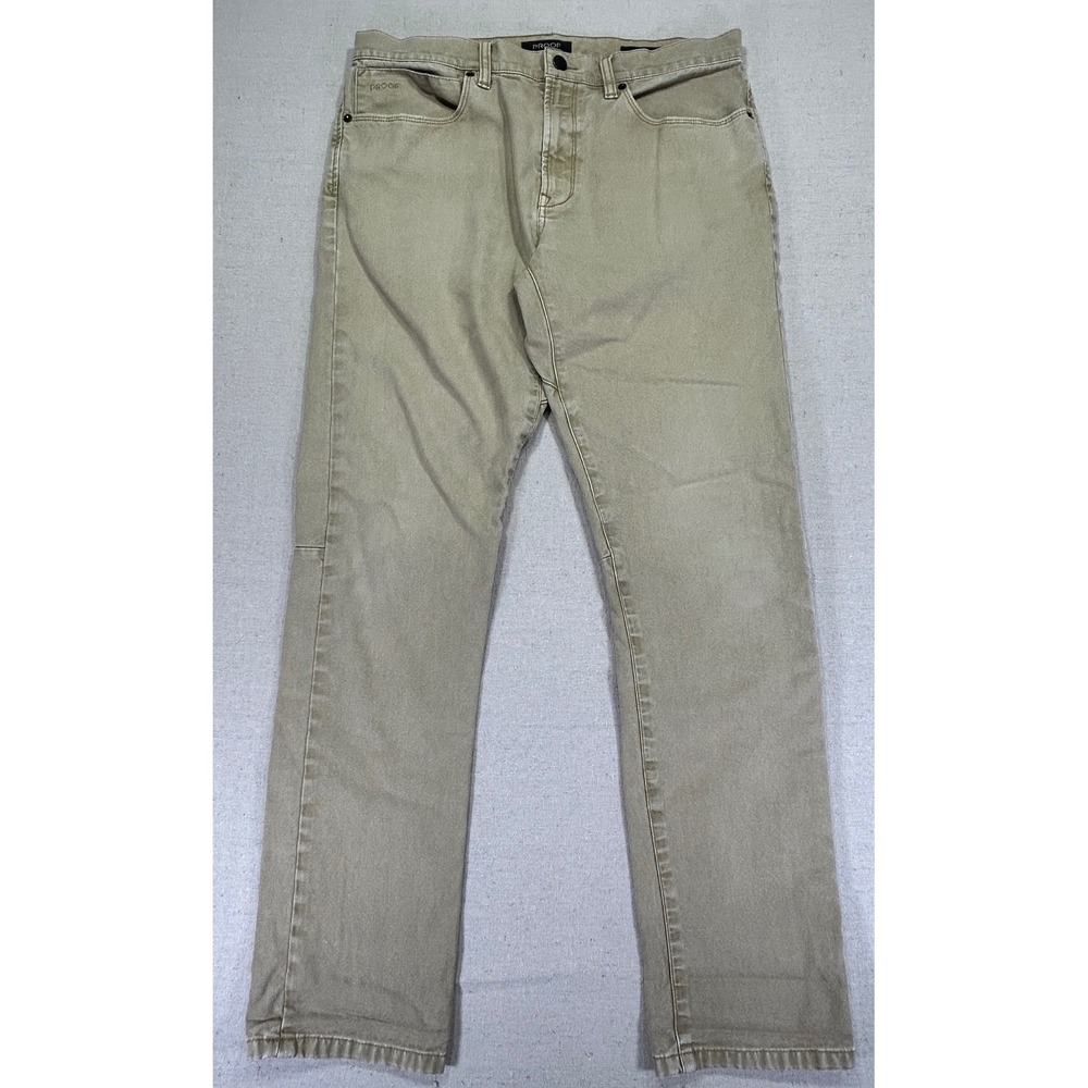 Huckberry PROOF Men's 32‎ Rover ARC Khaki Canvas Jeans Outdoor Wear Pants Slim